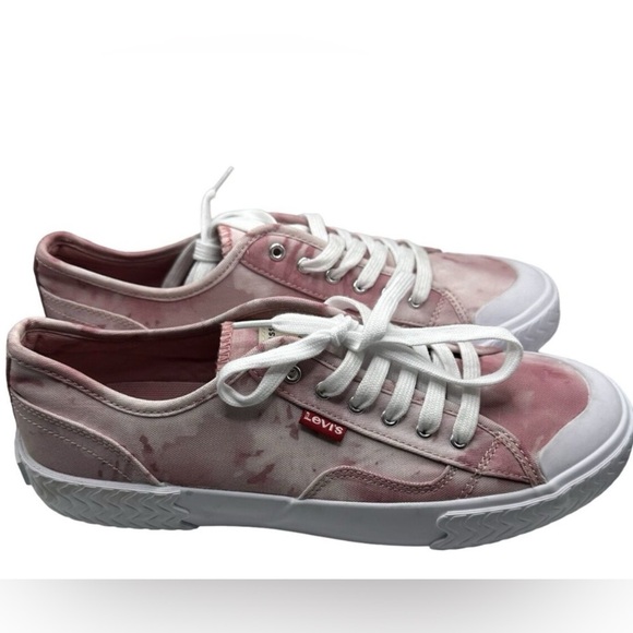 Levi's sneakers! Sz 7.5, pink tie dyed, skate shoe, old school! Runs big!​​ - Picture 8 of 12